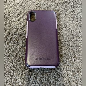 iPhone XR purple OtterBox case